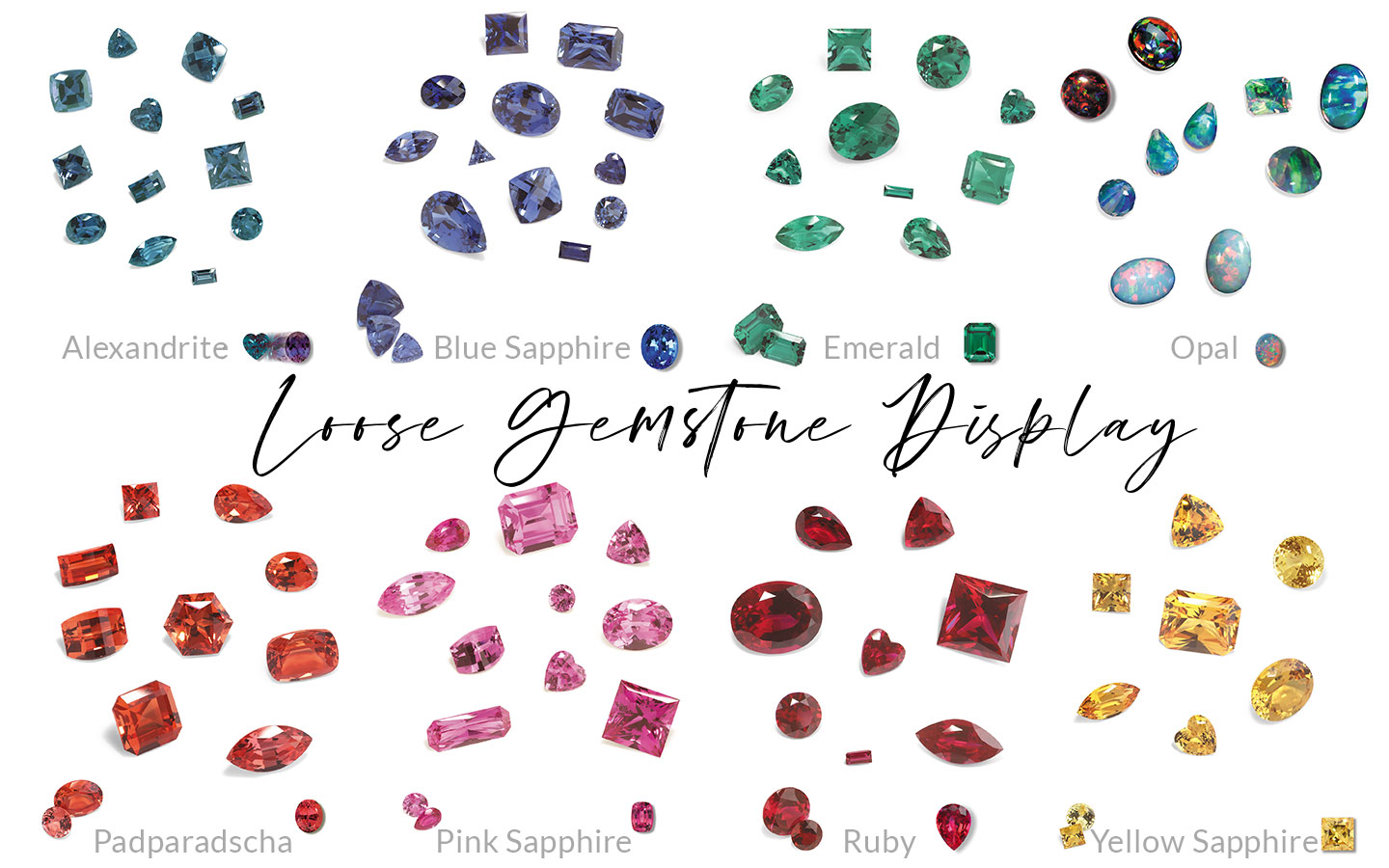 Loose Gemstone Dispay