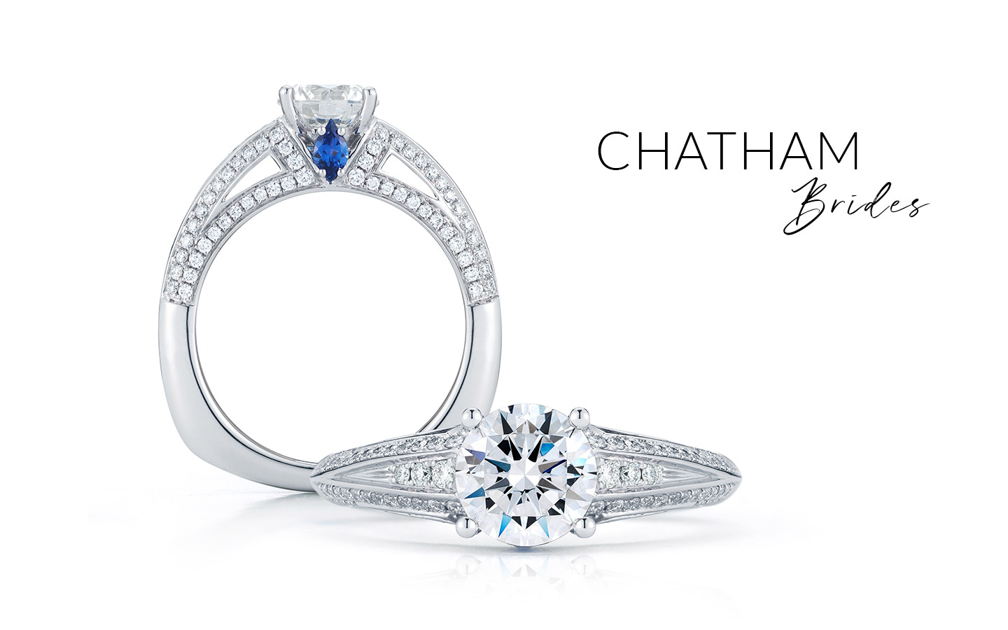 Example of Chatham Bridal Engagement Rings