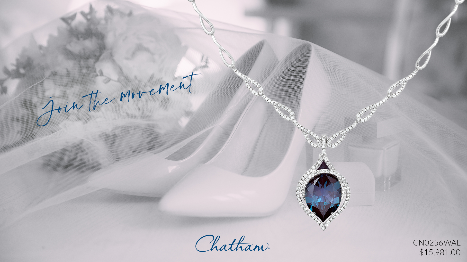 Join the Movement<br />
Lab-grown Alexandrite pendant, SKU: CN0256WAL, $15,981.00